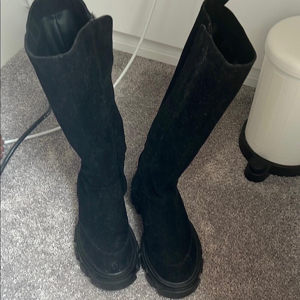 Farm Rio Women’s Black Below Knee-High Boots
